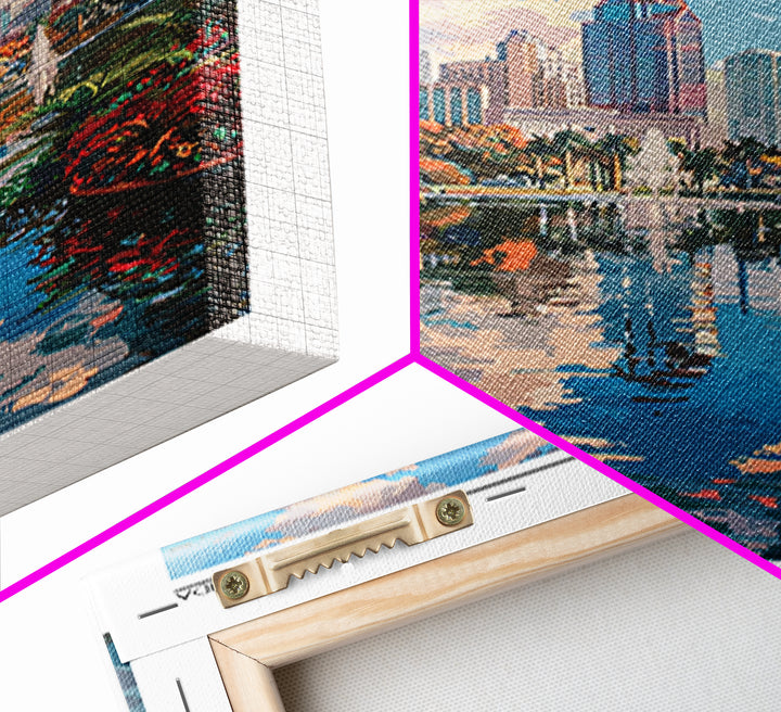 Orlando Travel Poster, Canvas Print, Travel Wall Art, City Wall Art, Modern Wall Decor, Art Print, City Travel Poster, Landscape Art
