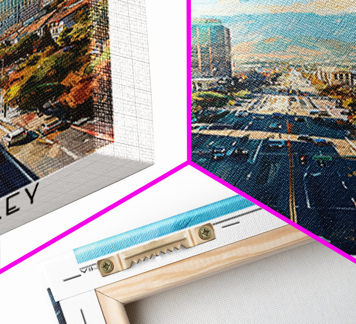 San Jose Travel Poster, Framed Canvas Print, Retro Travel Poster, City Wall Art, Art Print, Travel Decor, Retro Wall Art, Home Decor