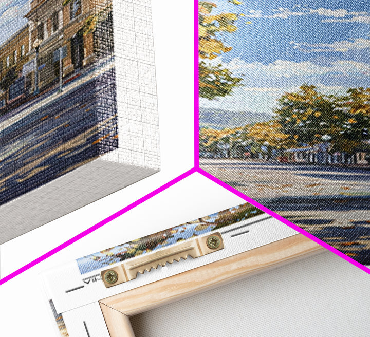 Vacaville Travel Poster, Canvas Print, Travel Wall Art, City Wall Art, Living Room Wall Art, Wall Art, Home Decor, City Illustration