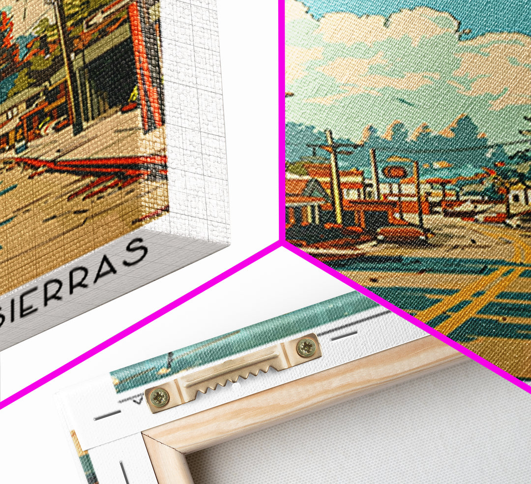 Clovis California Travel Poster, Framed Canvas Print, Travel Wall Art, City Wall Art, Fine Art Print, Wall Art, Vintage Travel Print