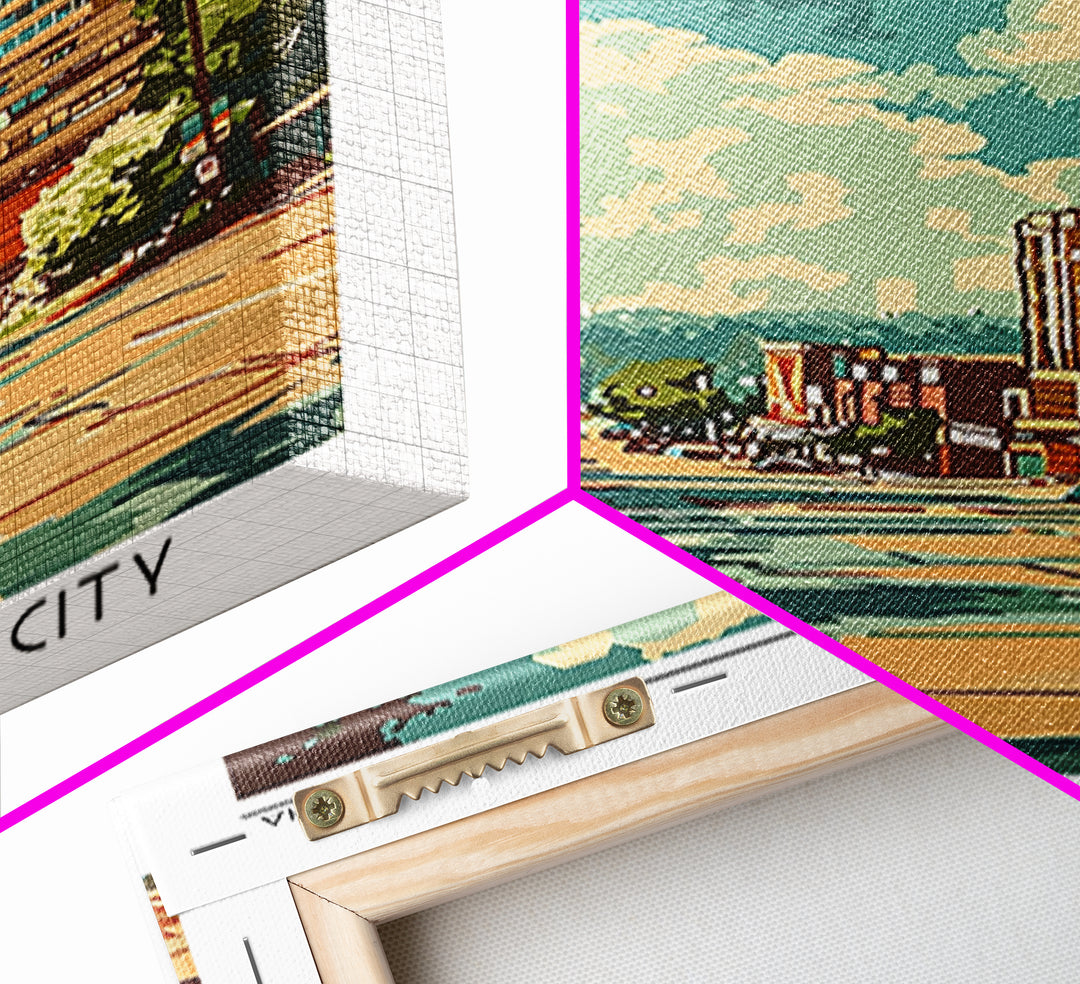 High Point North Carolina Travel Poster, Canvas Print, Travel Art Print, Modern Wall Decor, City Art Print, Home Decor, Travel Decor