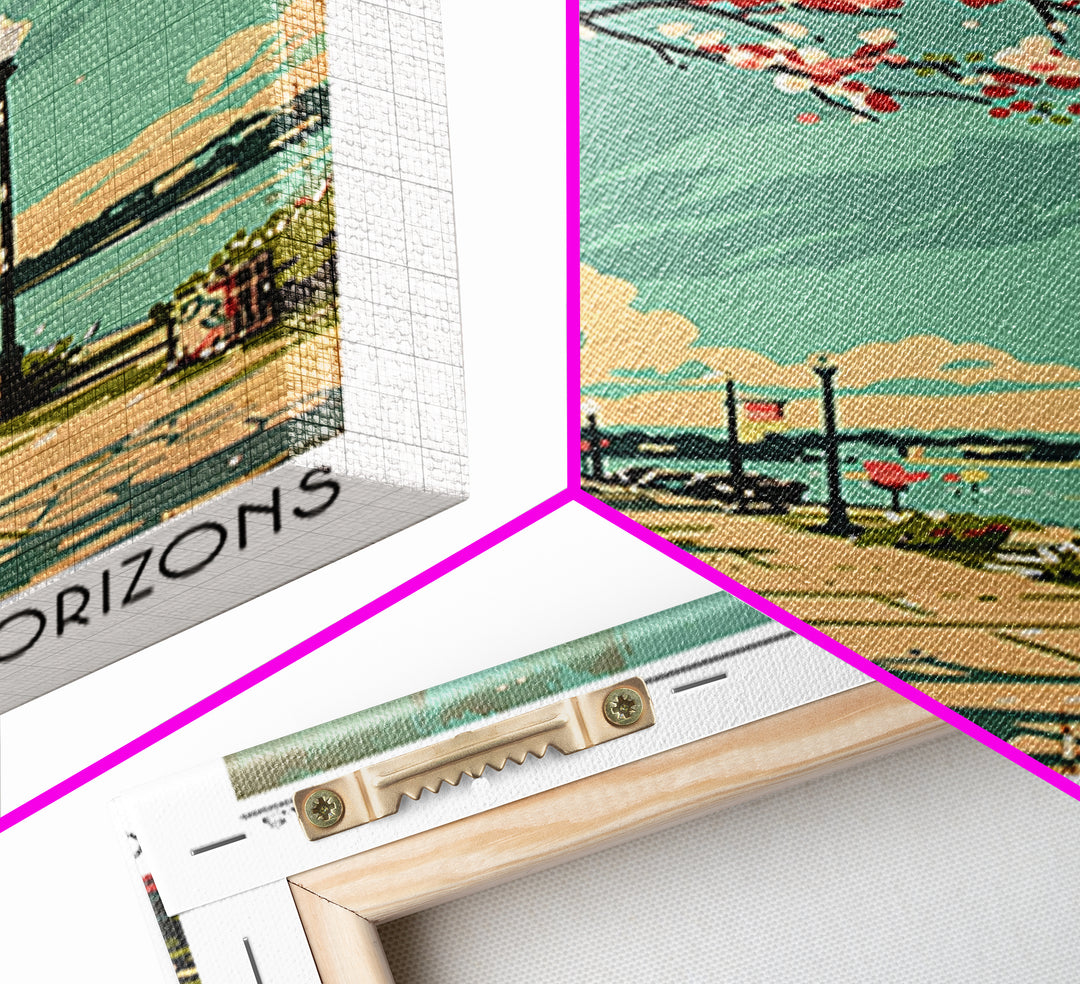 Lewisville Texas Travel Poster, Canvas Print, City Travel Poster, Vintage City Poster, Retro Wall Art, Vintage Poster, City Wall Art
