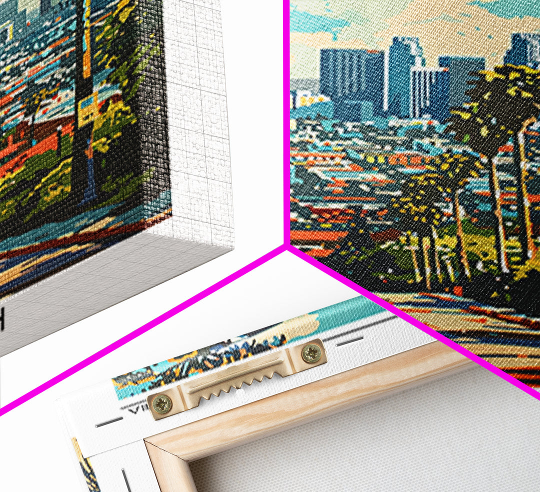 Los Angeles California Travel Poster, Canvas Print, Poster Print, Travel Wall Art, Modern Wall Decor, Gallery Wall Set, Travel Print