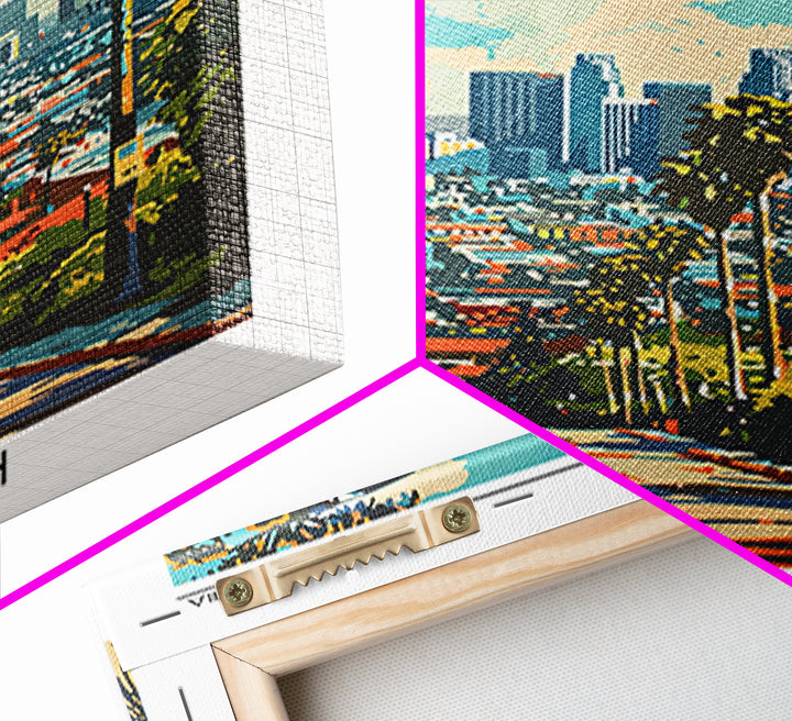 Los Angeles California Travel Poster, Canvas Print, Poster Print, Travel Wall Art, Modern Wall Decor, Gallery Wall Set, Travel Print