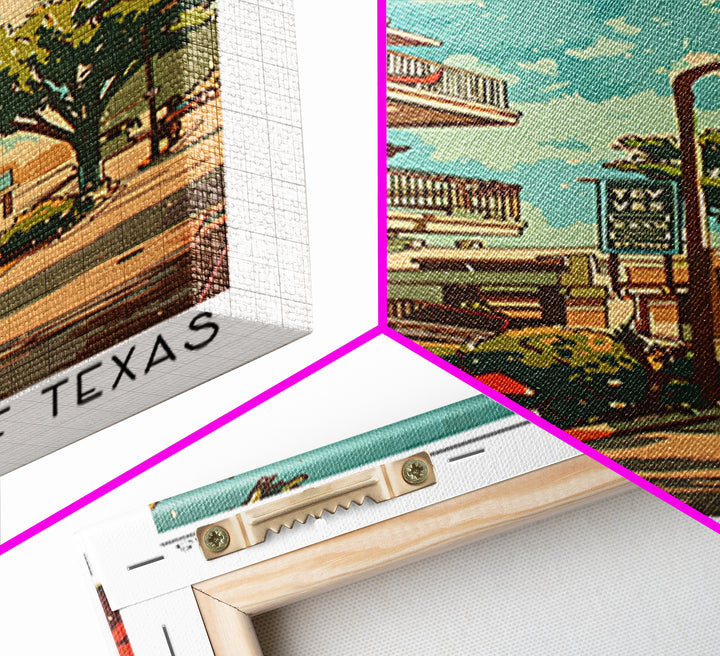 Mesquite Texas Travel Poster, Canvas Print, City Travel Poster, Travel Wall Art, Minimalist Poster, Travel Prints, Home Office Decor
