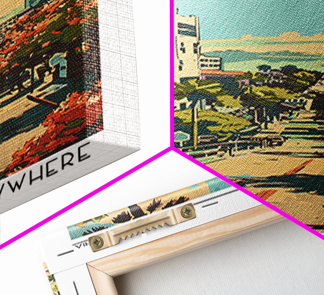 Torrance California Travel Poster, Canvas Print, City Travel Poster, Travel Wall Art, Travel Posters, Wanderlust Gift, Travel Prints
