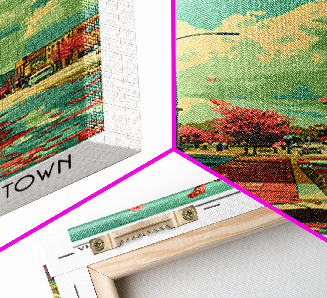 Cary Travel Poster, Canvas Print, City Travel Poster, Travel Wall Art, Travel Prints, Home Office Decor, Gallery Wall Set, Art Print