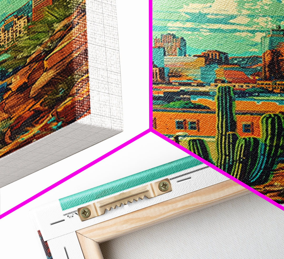 El Paso Travel Poster, Canvas Print, City Art Print, Travel Wall Art, Poster Print, Travel Wall Decor, Poster Art, Colorful Wall Art