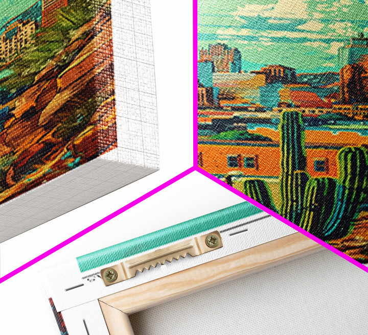 El Paso Travel Poster, Canvas Print, City Art Print, Travel Wall Art, Poster Print, Travel Wall Decor, Poster Art, Colorful Wall Art