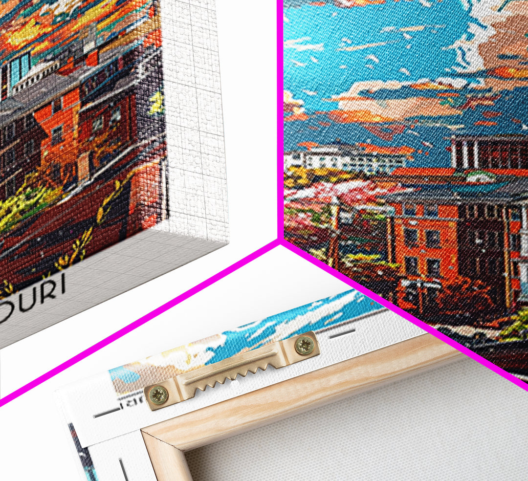 Columbia South Carolina Travel Poster, Canvas Print, City Travel Poster, Vintage City Poster, City Illustration, Retro Travel Poster
