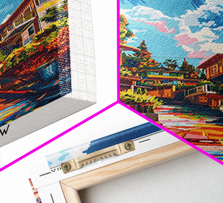 Sunnyvale Travel Poster, Canvas Print, City Art Print, Travel Wall Art, Mid Century Wall Art, Retro Travel Poster, City Illustration