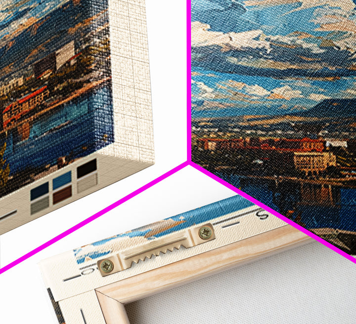 Colorado Springs Travel Poster, Canvas Print, City Art Print, Travel Wall Art, Colorful Wall Art, City Travel Poster, Retro Wall Art