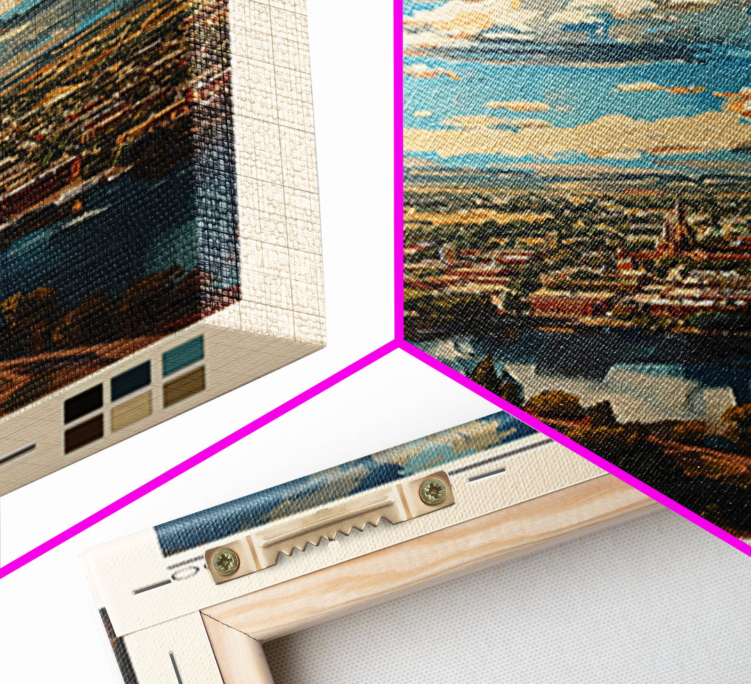 Fort Collins Travel Poster, Canvas Print, City Travel Poster, Travel Wall Decor, Modern Wall Decor, Gallery Wall Set, City Art Print