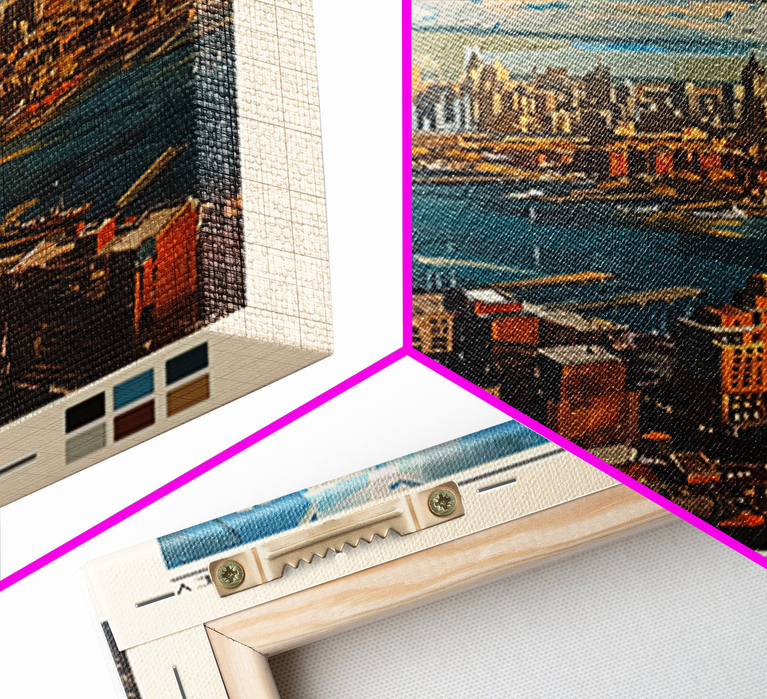Paterson Travel Poster, Canvas Print, Travel Prints, Landscape Art, Travel Art Print, Gallery Wall Set, City Art Print, Poster Print