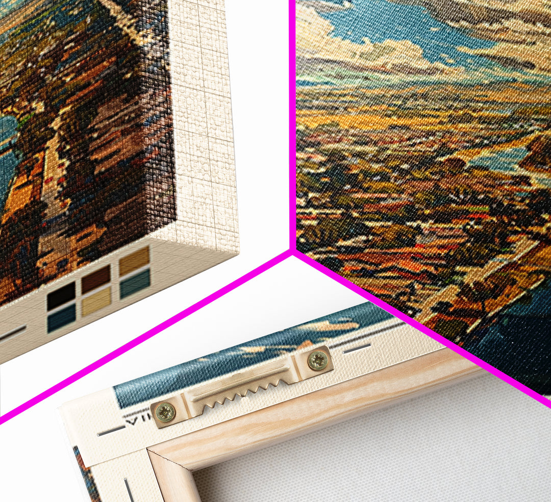 Simi Valley Travel Poster, Framed Canvas Print, City Art Print, Travel Wall Art, Living Room Wall Art, Retro Travel Poster, Wall Art