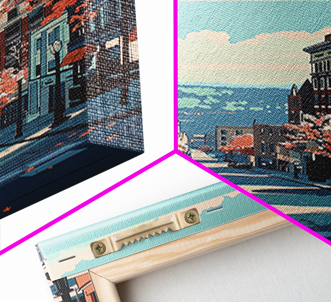Allentown Travel Poster, Canvas Print, City Travel Poster, Vintage City Poster, Retro Travel Print, Vintage Travel, Gallery Wall Set