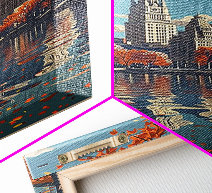 Fort Wayne Travel Poster, Canvas Print, City Art Print, Travel Wall Art, Art Print, Colorful Wall Art, City Wall Art, Fine Art Print