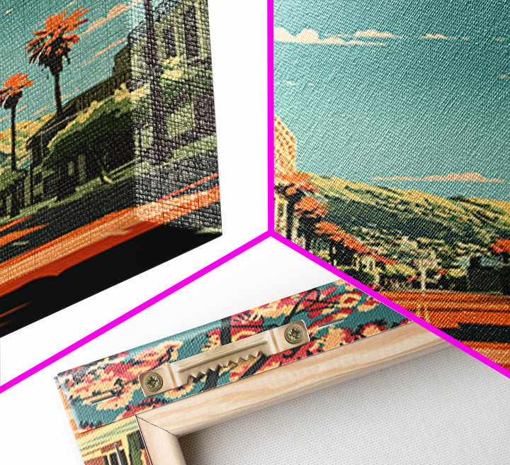 Palmdale Travel Poster, Canvas Print, City Travel Poster, Travel Wall Art, Poster Art, Home Decor, Wanderlust Gift, Gallery Wall Set