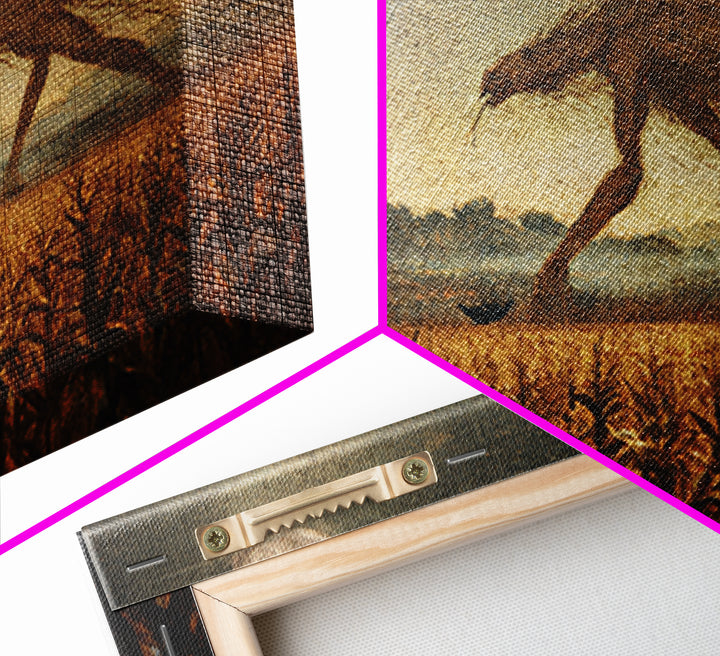 The Cornfield Crawler, Romantic Gothic Landscape, Landscape Wall Art, Macabre Wall Art, Canvas Print, Halloween Wall Art