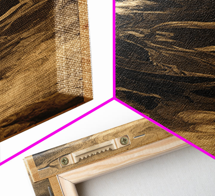 The Haunted Hotel, Apocalyptic Romantic Art, Tall Narrow Wall Art, Macabre Wall Art, Framed Canvas Print, Halloween Wall Art