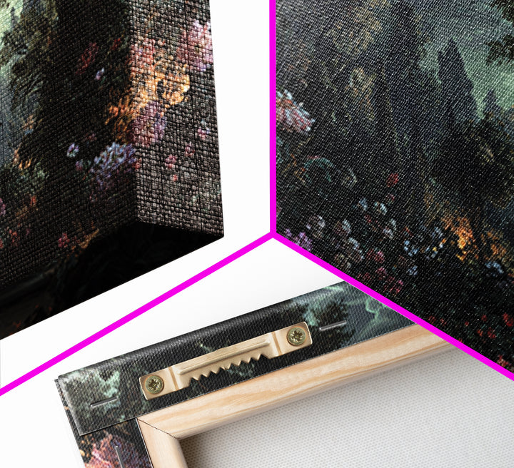 The Poison Garden, Baroque Witchcraft Art, Landscape Wall Art, Macabre Wall Art, Canvas Print, Halloween Wall Art, Statement Wall Art