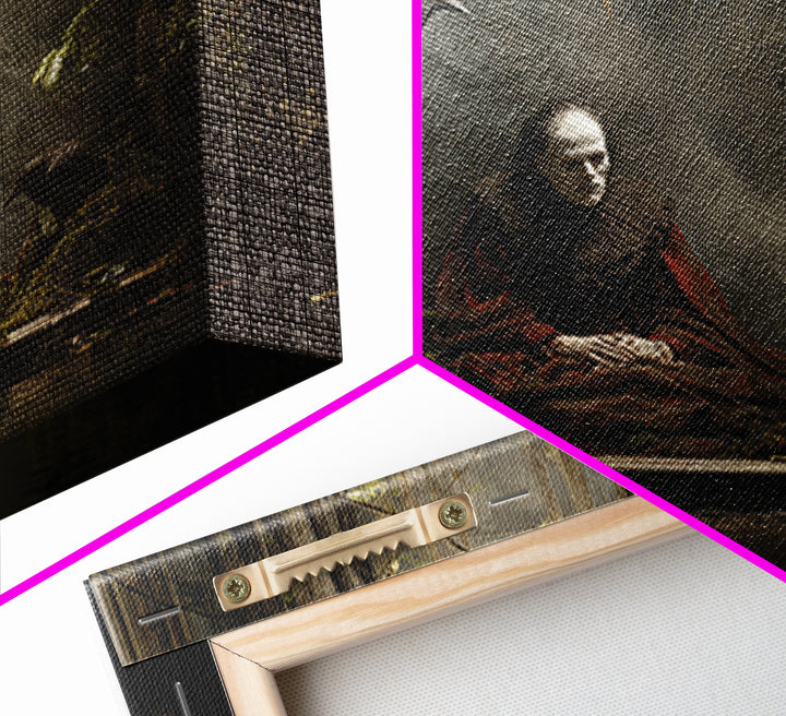 The Dream Eater, Symbolist Gothic Landscape, Landscape Wall Art, Gothic Horror Wall Art, Canvas Print, Halloween Wall Art