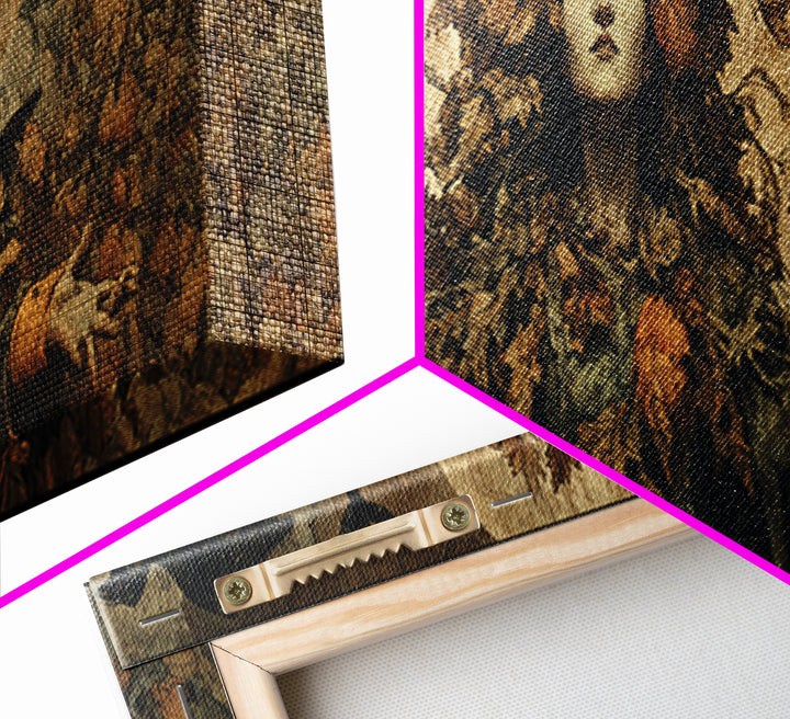 The Personification Of October, Surreal Apocalyptic Art, Extra Wide Wall Art, Gothic Horror Wall Art, Canvas Print