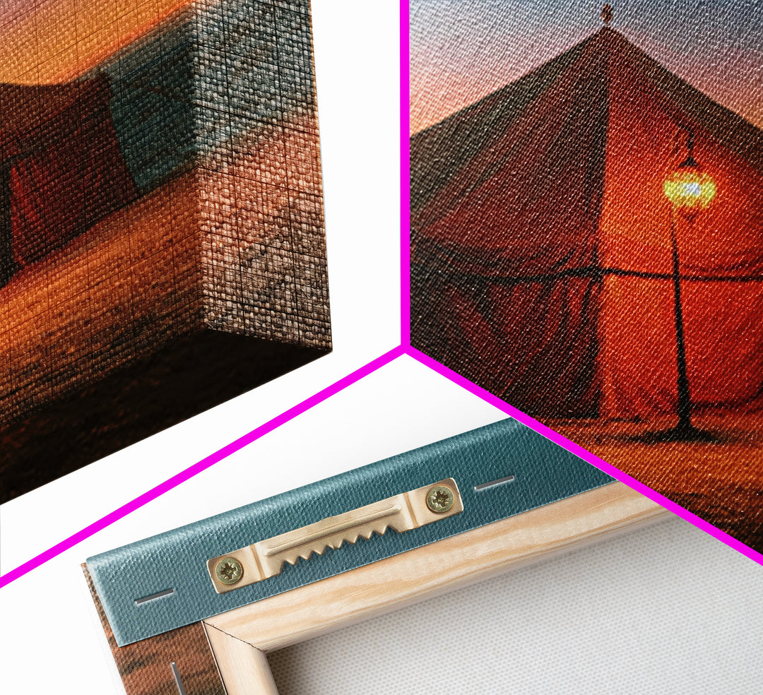 Moroccan Desert Tent Canvas Print, Desert Art, Modern Decor, Southwestern Decor, Fine Art, Desert, Room Decor, Digital Prints, DES-1x1-59