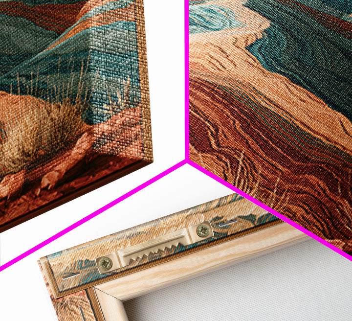 Wind Carved Dune Patterns from Above Canvas Print, Desert Art, Digital Download Art, Southwestern Decor, Fine Art, Desert, DES-1x1-92