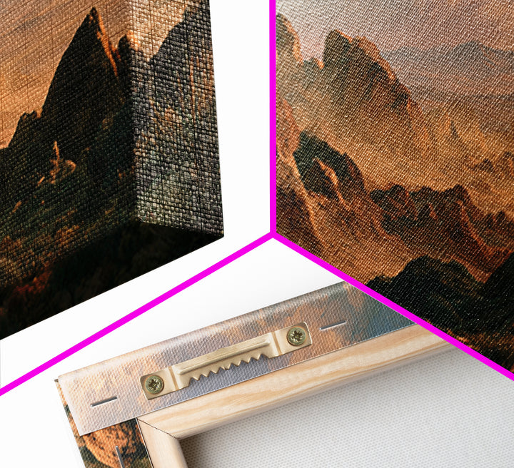 Ancient Desert Petroglyph Design Canvas Print, Desert Art, Landscape Wall Art, Southwestern Decor, Oil Painting, Desert, DES-2x1-89