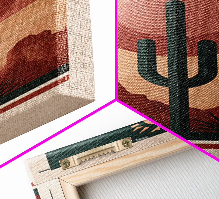 Ancient Desert Petroglyph Design Canvas Print, Desert Art, Boho Wall Art, Southwestern Decor, Fine Art, Desert, Living Room Art, DES-2x3-29