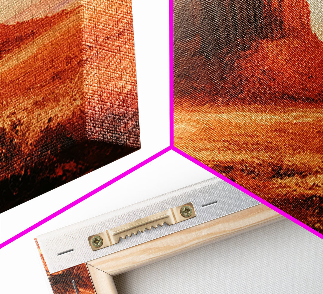 Abstract Mesa Landscape Framed Canvas Print, Desert Art, Wall Art Prints, Southwestern Decor, Fine Art, Desert, Boho Decor, DES-3x2-79