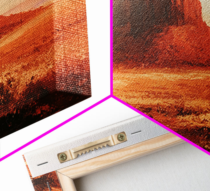 Abstract Mesa Landscape Framed Canvas Print, Desert Art, Wall Art Prints, Southwestern Decor, Fine Art, Desert, Boho Decor, DES-3x2-79