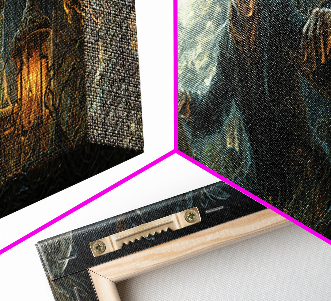 The Mad Alchemist, Extra Wide Wall Art, Dark Fantasy Wall Art, Canvas Print, Halloween Wall Decor, Gothic Home Decor, Halloween Decor