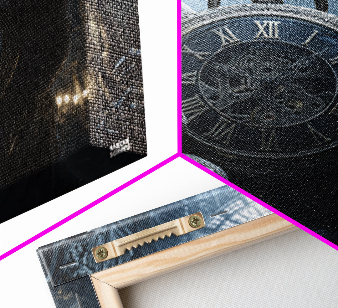 The Cursed Pocket Watch, Square Wall Art, Dark Halloween Decor, Canvas Print, Halloween Wall Decor, Gothic Home Decor