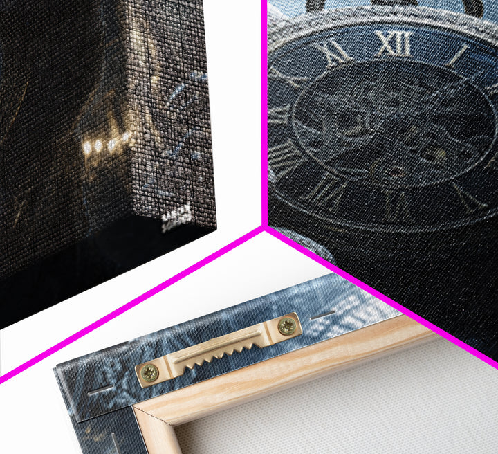 The Cursed Pocket Watch, Square Wall Art, Dark Halloween Decor, Canvas Print, Halloween Wall Decor, Gothic Home Decor