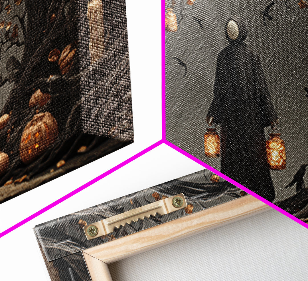 The Soul Collector, Landscape Wall Art, Dark Fantasy Wall Art, Canvas Print, Halloween Wall Decor, Gothic Home Decor, Macabre Wall Art