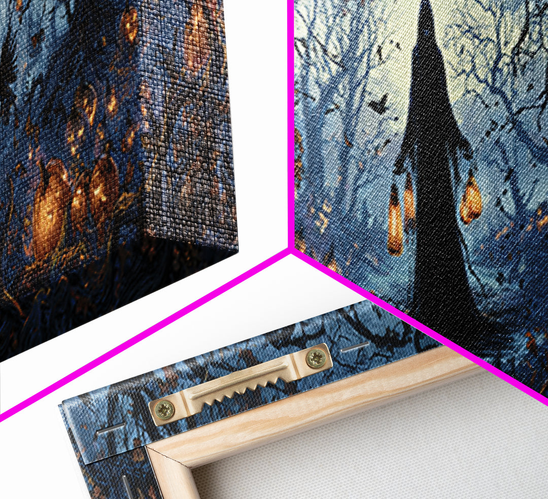 The Soul Collector, Extra Wide Wall Art, Dark Fantasy Wall Art, Canvas Print, Halloween Wall Decor, Gothic Home Decor, Halloween Decor