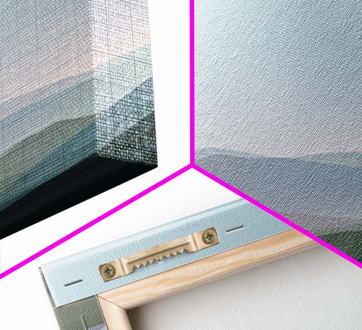 Soft Gradient Sunrise Canvas Print, Dental Office Art, Digital Print, Office Decor, Fine Art, Calm, Medical Office Decor, DOA-1x1-20