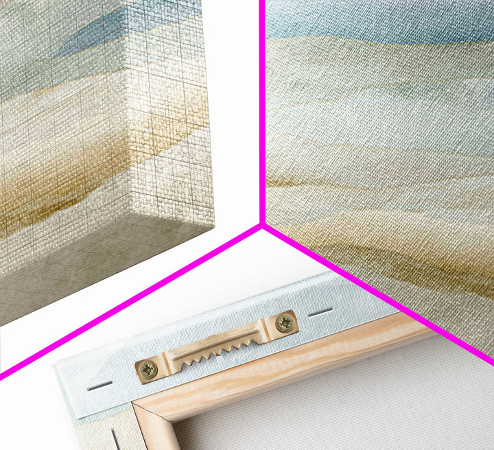 Clean Marble Texture Framed Canvas Print, Dental Office Art, Dentistry Art, Office Decor, Watercolor Art, Calm, Fine Art Print, DOA-1x1-24