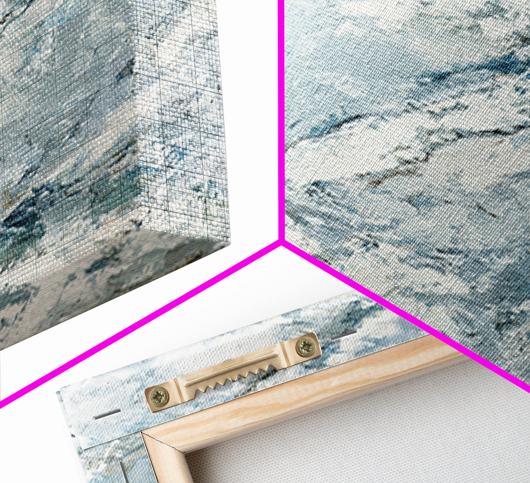 Clean Marble Texture Framed Canvas Print, Dental Office Art, Wall Art, Office Decor, Fine Art, Calm, Dental Office Decor, DOA-1x1-48