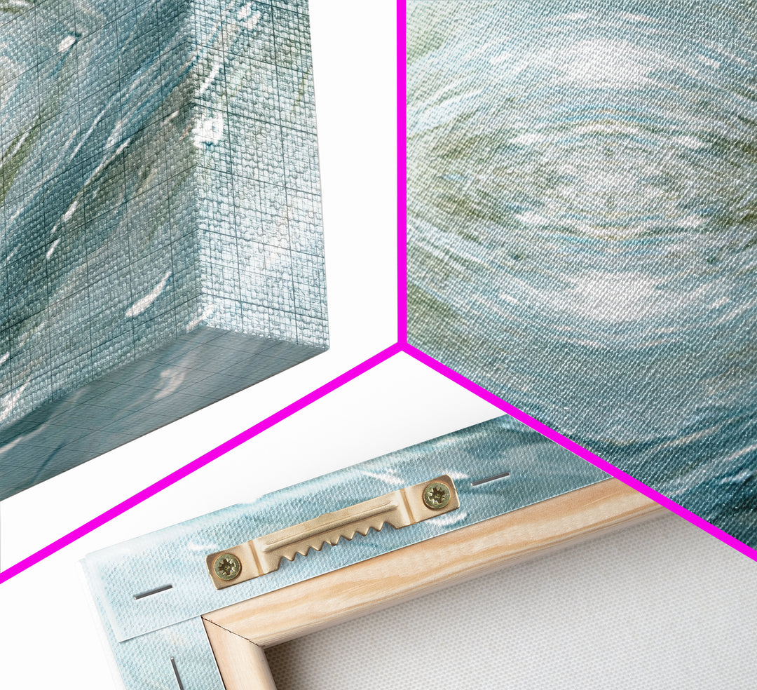 Abstract Water Ripple Pattern Framed Canvas Print, Dental Office Art, Medical Decor, Office Decor, Fine Art, Calm, Home Decor, DOA-1x1-61