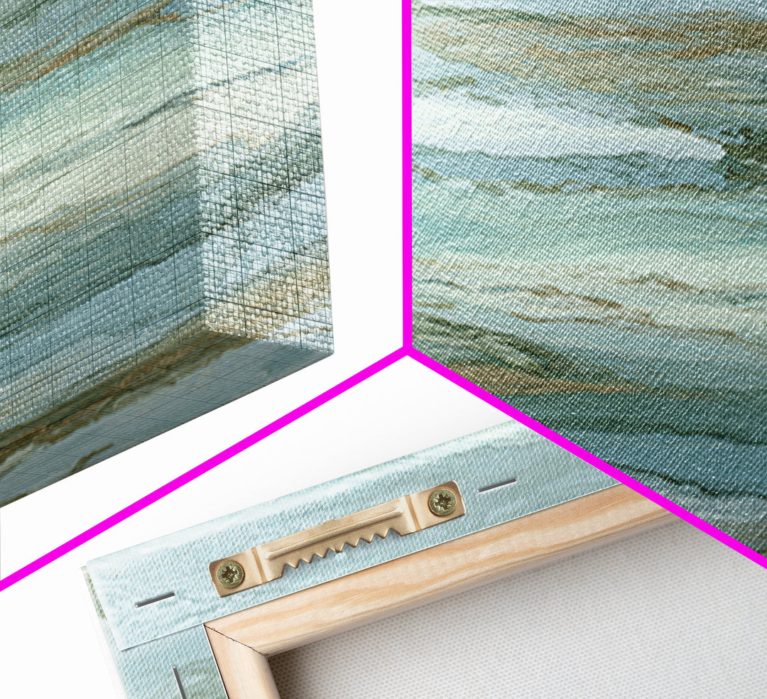 Clean Marble Texture Framed Canvas Print, Dental Office Art, Dentistry Art, Office Decor, Abstract Art, Calm, Fine Art Print, DOA-1x1-72