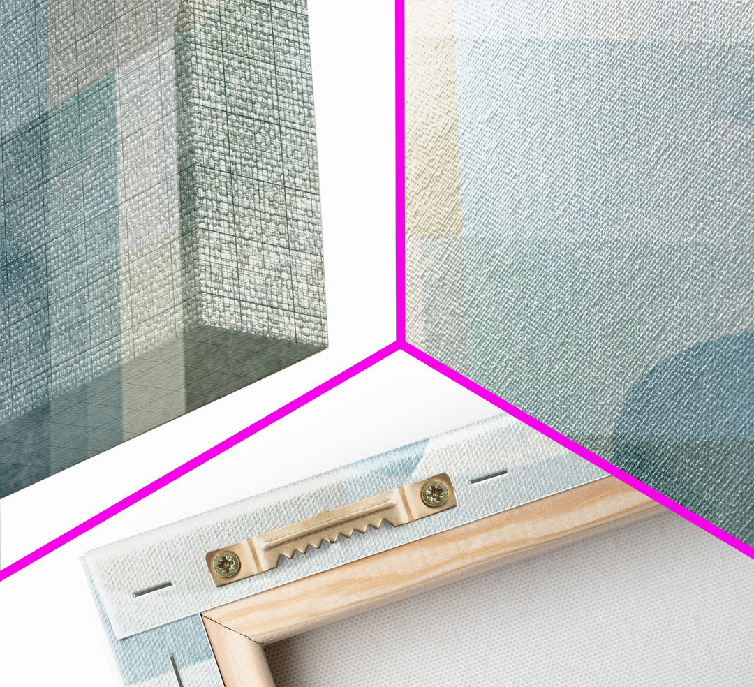 Light Scandinavian Abstract Arches Canvas Print, Dental Office Art, Science Art, Office Decor, Abstract Art, Calm, Boho Decor, DOA-1x1-89