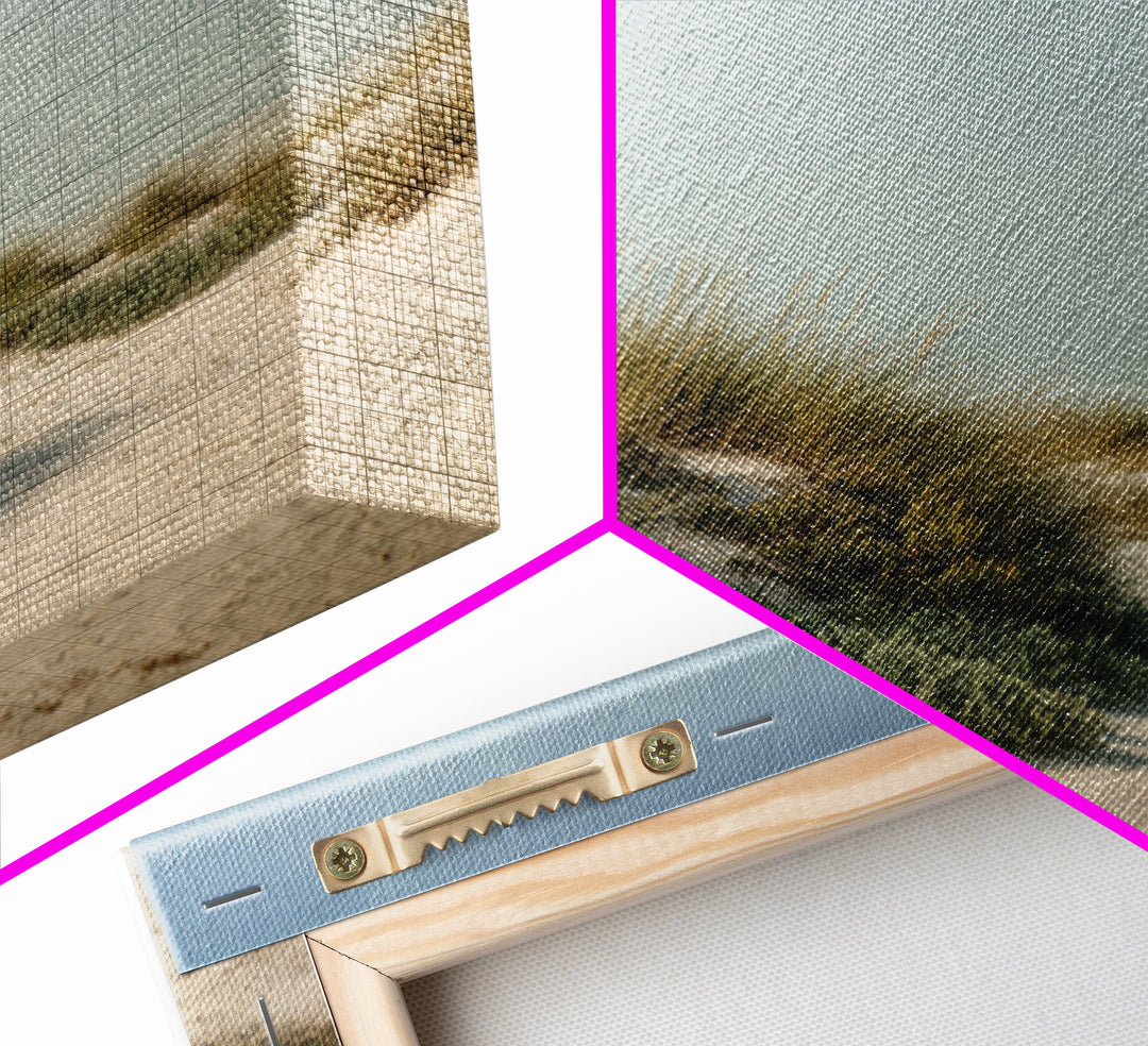 Quiet Coastal Dunes Canvas Print, Dental Office Art, Printable Digital, Office Decor, Calm, Neutral Decor, Modern Decor, DOA-1x1-94