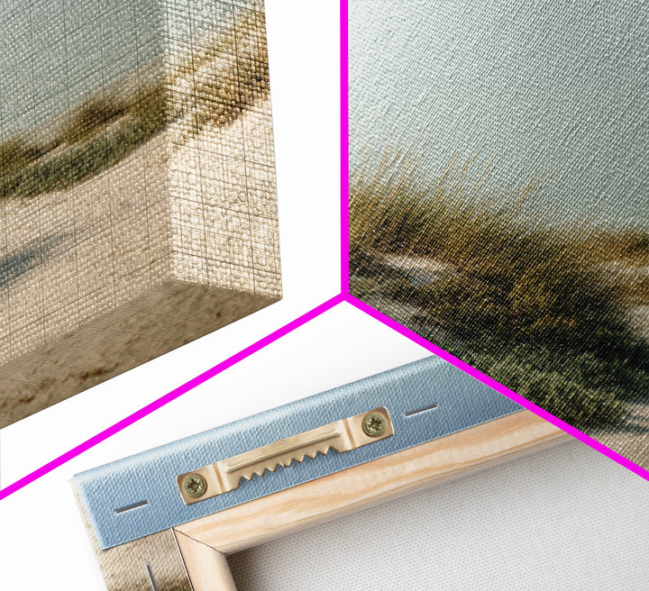 Quiet Coastal Dunes Canvas Print, Dental Office Art, Printable Digital, Office Decor, Calm, Neutral Decor, Modern Decor, DOA-1x1-94
