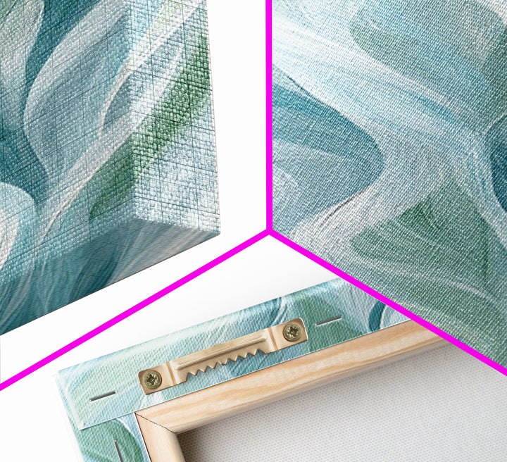 Abstract Water Ripple Pattern Canvas Print, Dental Office Art, Dental Office Decor, Office Decor, Abstract Art, Calm, DOA-1x3-49