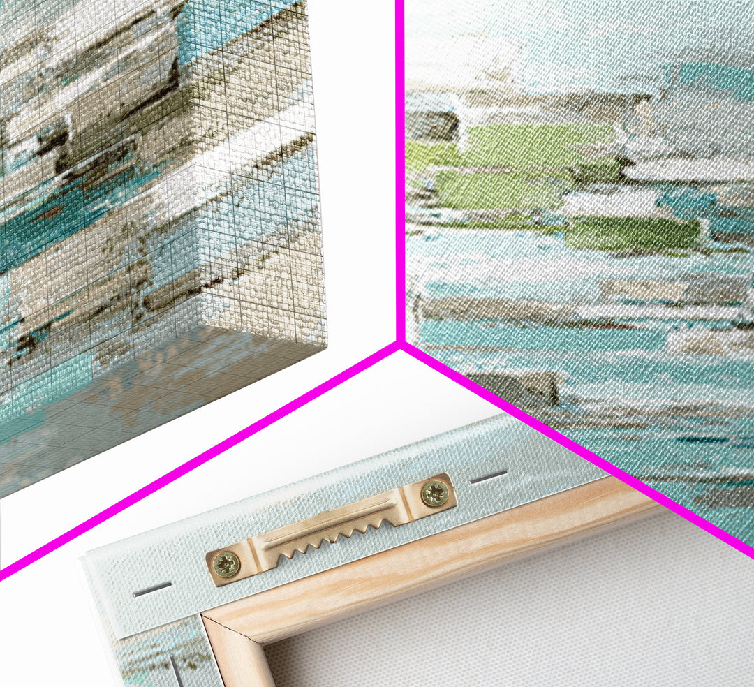 Clean Geometric Art Canvas Print, Dental Office Art, Luxury Decor, Office Decor, Abstract Art, Calm, Office Wall Art, DOA-1x3-68