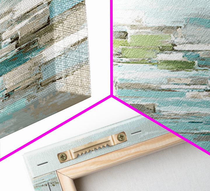 Clean Geometric Art Canvas Print, Dental Office Art, Luxury Decor, Office Decor, Abstract Art, Calm, Office Wall Art, DOA-1x3-68