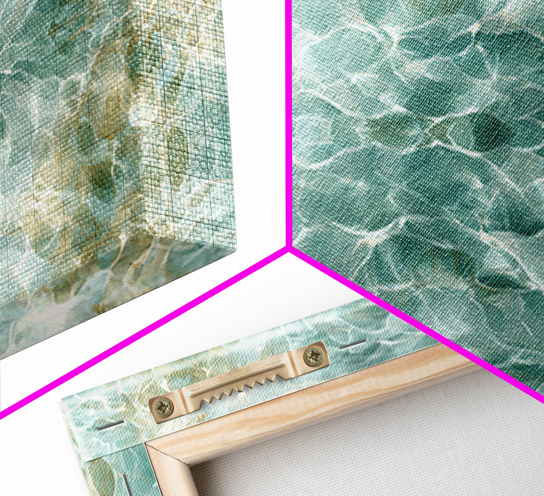Abstract Water Ripple Pattern Canvas Print, Dental Office Art, Fine Art Print, Office Decor, Abstract Art, Calm, DOA-2x1-57